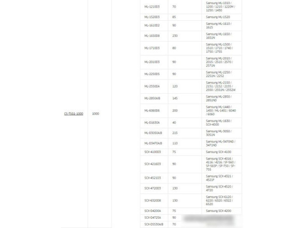 Тонер CACTUS CS-TSG1-1000