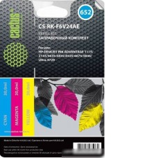 Чернила CACTUS CS-RK-F6V24AE (заправочный набор многоцветный)