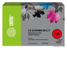 Чернила CACTUS CS-GI490BK/M/C/Y
