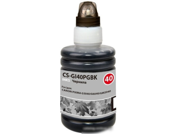 Чернила CACTUS CS-GI40PGBK (аналог Canon GI-40PGBK)