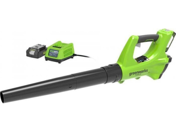 Ручная воздуходувка Greenworks G24ABK2 2404807UA (с 1-им АКБ)