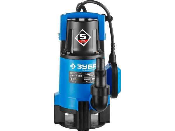 Дренажный насос Зубр НПГ-Т3-550