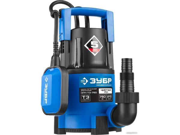 Дренажный насос Зубр НПЧ-Т3-750