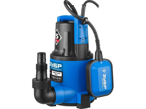 Дренажный насос Зубр НПЧ-Т3-750