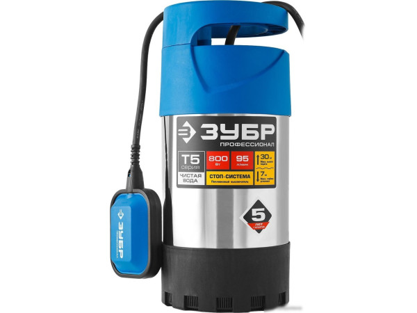 Дренажный насос Зубр Профессионал НПЧ-Т5-800-С