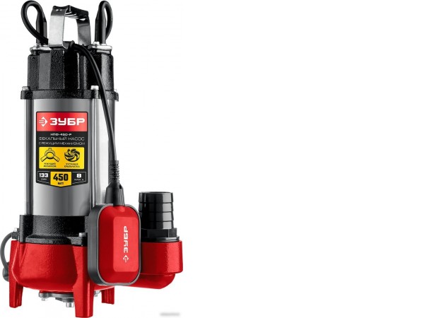 Фекальный насос Зубр НПФ-450-Р