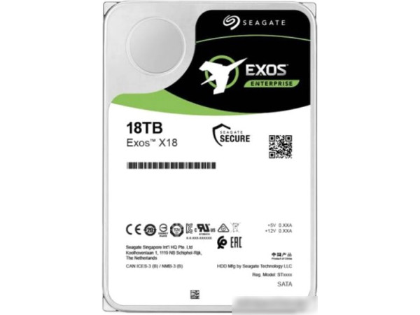 Жесткий диск Seagate Exos X18 18TB ST18000NM004J