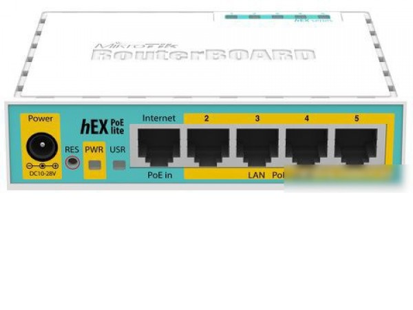 Маршрутизатор Mikrotik hEX PoE lite [RB750UPr2]