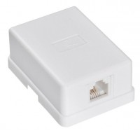 Розетка телефонная Buro 468-4 6p4c cat.5E krone