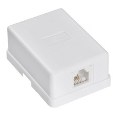 Розетка телефонная Buro 468-4 6p4c cat.5E krone