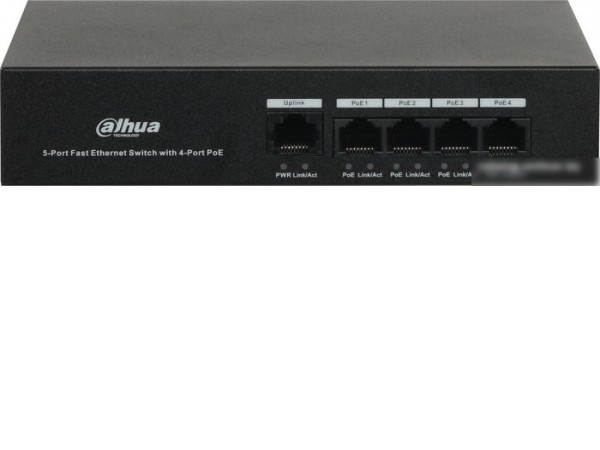 Коммутатор Dahua DH-PFS3005-4ET-36