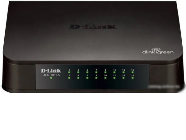 Неуправляемый коммутатор D-Link DES-1016A/E2A