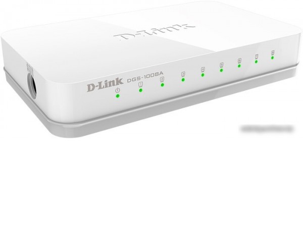 Неуправляемый коммутатор D-Link DGS-1008A/F1A