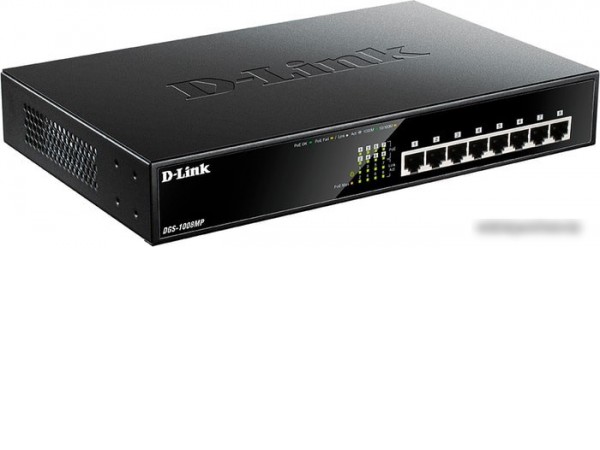 Коммутатор D-Link DGS-1008MP/B1A