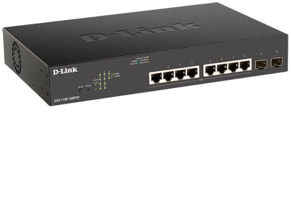 Управляемый коммутатор 2-го уровня D-Link DGS-1100-10MPV2/A3A