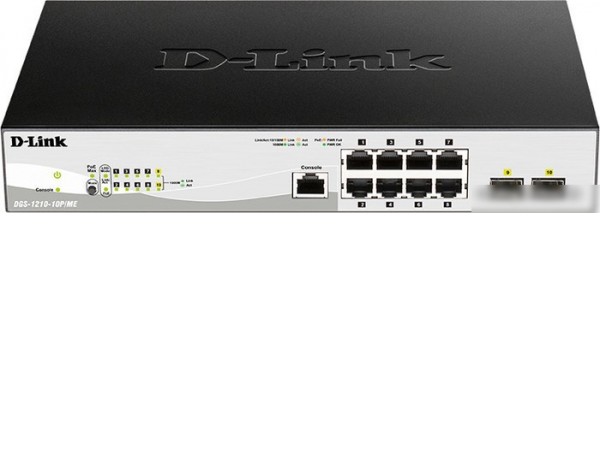 Коммутатор D-Link DGS-1210-10P/ME/B1A
