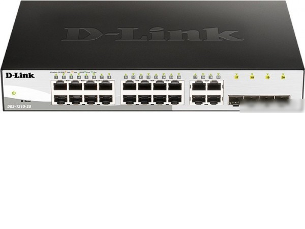 Управляемый коммутатор 2-го уровня D-Link DGS-1210-20/FL2A