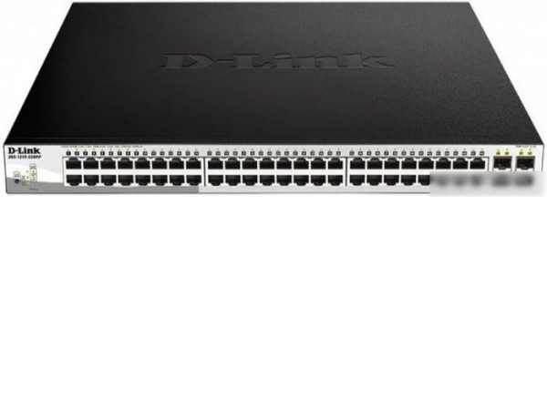 Настраиваемый коммутатор D-Link DGS-1210-52MPP/E2A