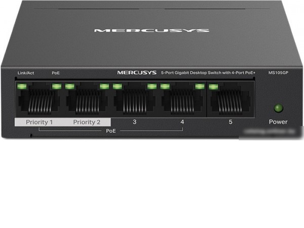 Неуправляемый коммутатор Mercusys MS105GP