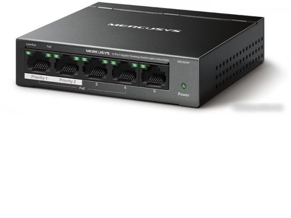 Неуправляемый коммутатор Mercusys MS105GP
