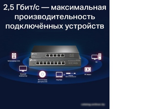 Неуправляемый коммутатор TP-Link TL-SG105-M2