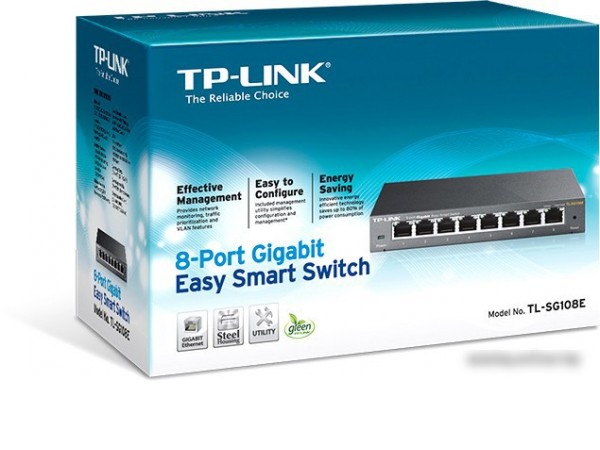 Коммутатор TP-Link TL-SG108E