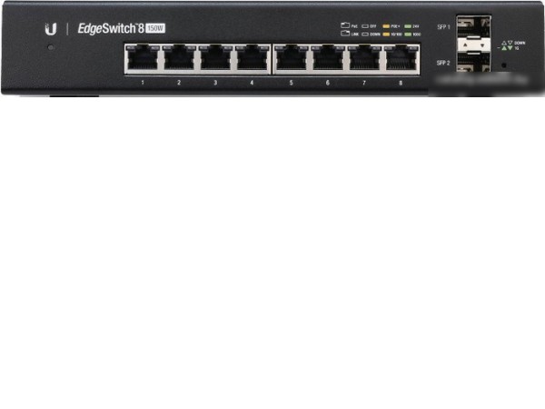 Коммутатор Ubiquiti EdgeSwitch 8 150W [ES-8-150W]