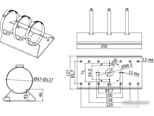 Кронштейн Hikvision DS-1275ZJ