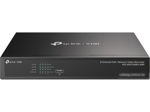 Сетевой видеорегистратор TP-Link Vigi NVR1008H-8MP