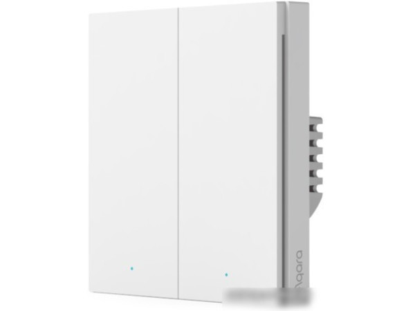 Выключатель Aqara Smart Wall Switch H1 (двухклавишный, c нейтралью)