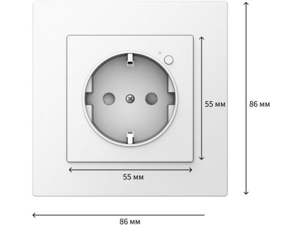 Умная розетка Aqara Aqara Wall Outlet H2 WP-P01D