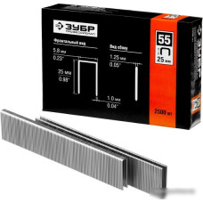 Скобы Зубр 31855-20 (2500 шт)