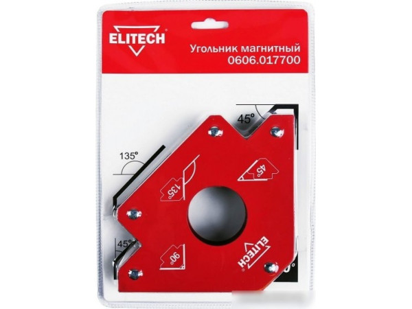 Угольник магнитный ELITECH 0606.017700