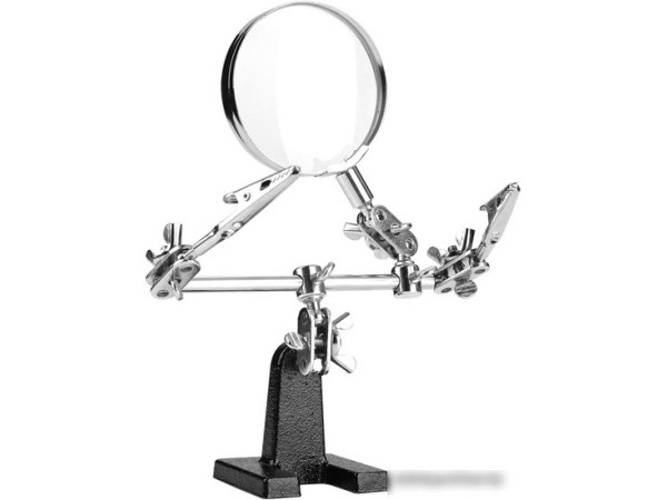 Держатель прецизионный Deko с зажимами и лупой HT18 065-0925