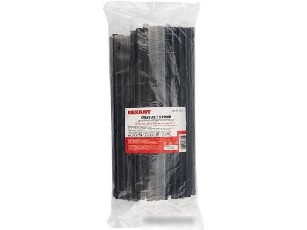 Клеевые стержни Rexant 09-1271 (10 шт, черный)