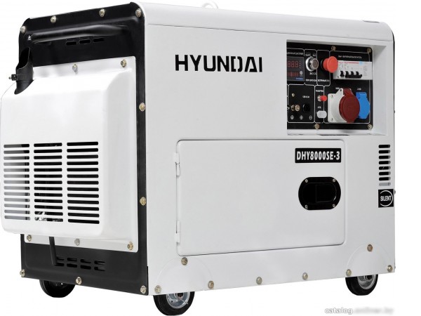 Дизельный генератор Hyundai DHY 8000SE-3