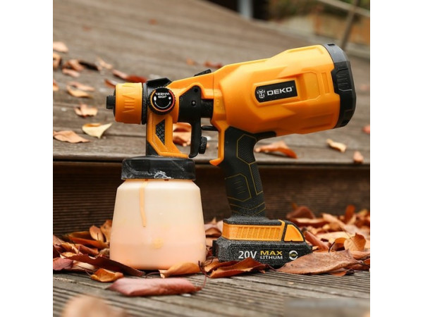 Краскораспылитель Deko DKSG20K2 (с 1-им АКБ)