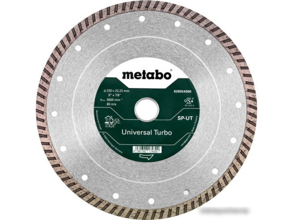 Отрезной диск алмазный Metabo 628554000