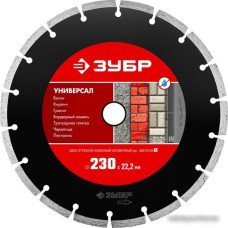 Отрезной диск алмазный Зубр Мастер 36610-230