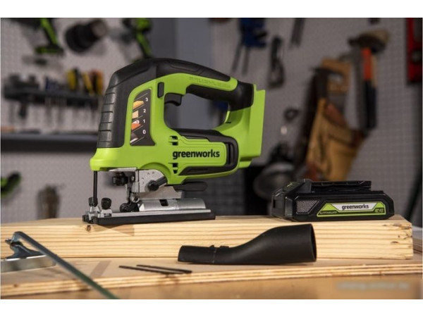 Электролобзик Greenworks GD24JS 3601407 (без АКБ)
