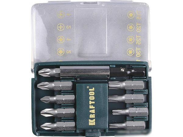 Набор бит KRAFTOOL 26130-H10