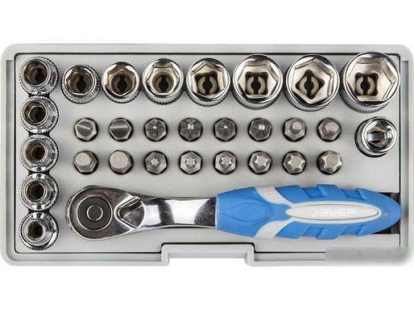 Набор торцевых головок и бит Зубр 26054-H31 (31 предмет)