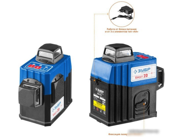 Лазерный нивелир Зубр Крест-2D 34907-2