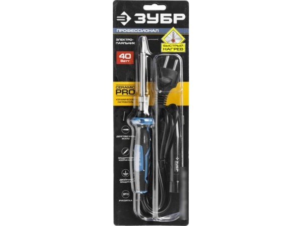 Стержневой паяльник Зубр Профессионал 55413-40