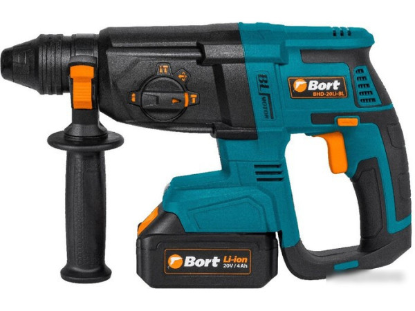 Перфоратор Bort BHD-20LI-BL (с 2-мя АКБ, кейс)