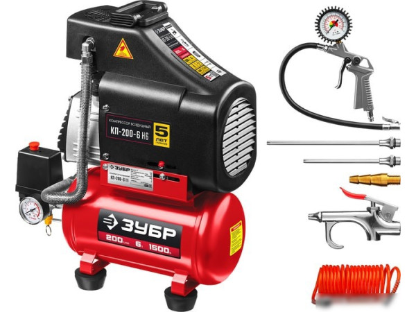 Компрессор Зубр КП-200-6 Н6