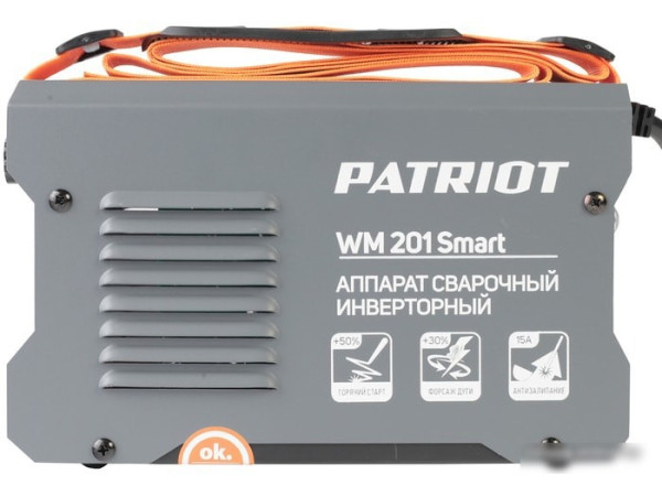 Сварочный инвертор Patriot WM 201 Smart
