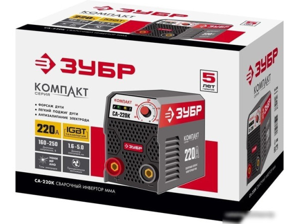 Сварочный инвертор Зубр СА-220К