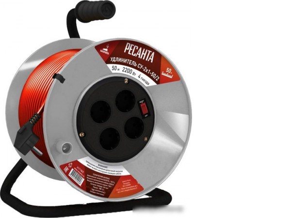 Удлинитель Ресанта СУ-2х1-50/2