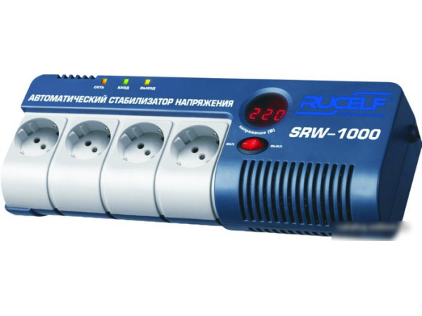 Стабилизатор напряжения Rucelf SRW-1000VA-D